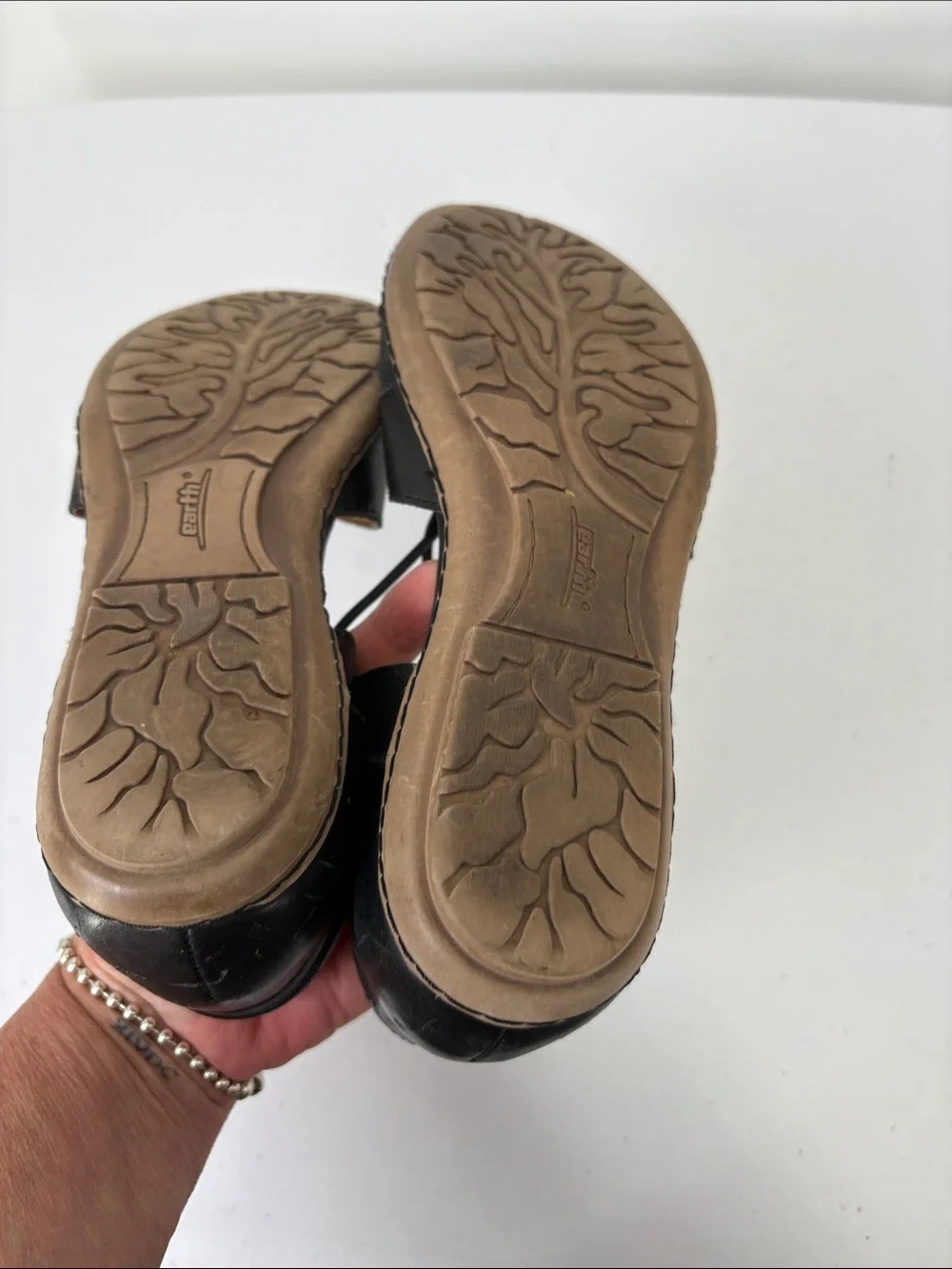 🐳 Earth Aloha Leather Open-Toe Strappy Sandals